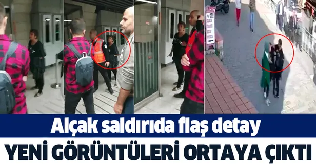 Karaköy’de başörtülü kızlara saldıran provokatör kadının yeni görüntüleri ortaya çıktı! Daha önce de aynısını yapmış