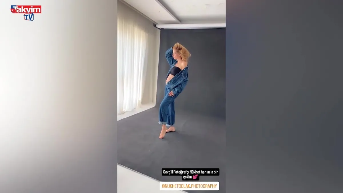 Wilma Elles’ten karnı burnunda yeni pozlar!