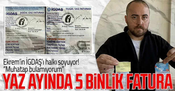 CHP'li İBB yönetimindeki İGDAŞ'ta skandal fatura krizi! 2 kez 5 bin liralık fatura gelen vatandaş çıldırdı!