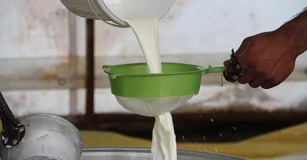 Çiğ süt için ilave destek