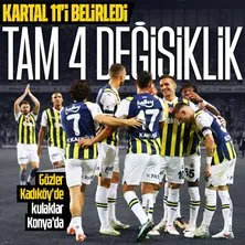 Fenerbahçe’de gözler Kadıköy’de kulaklar Konya’da olacak! İsmail Kartal 11’i belirledi! Tam 4 değişiklik