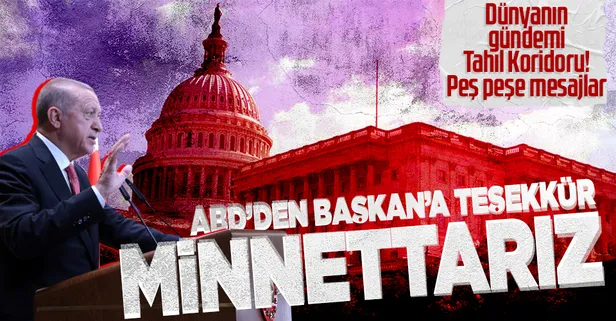 SON DAKİKA! Dünyadan Başkan Erdoğan'a "Tahıl Koridoru" teşekkürü