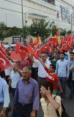 Batman'da teröre lanet yürüyüşü
