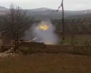 Afrin’den sıcak çatışma! Tanklar böyle vurdu