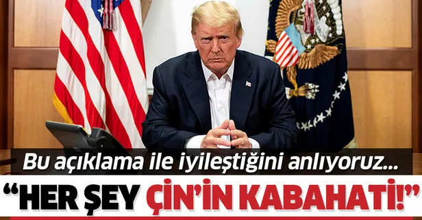 ABD Başkanı Donald Trump'tan videolu mesaj! "Yaşananlar Çin'in kabahati, bedel ödeyecekler"