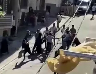 Ortalığı savaş alanına çeviren kavga! Sopalar yumruklar...