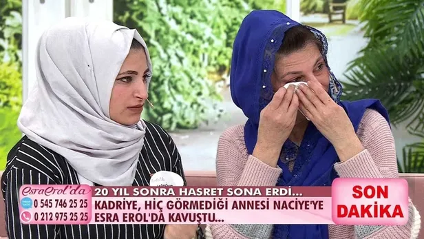 Esra Erol'da canlı yayınında dakikalar içinde gelen bir mucize daha! Hiç görmediği annesi 20 yıl sonra karşısında...-3