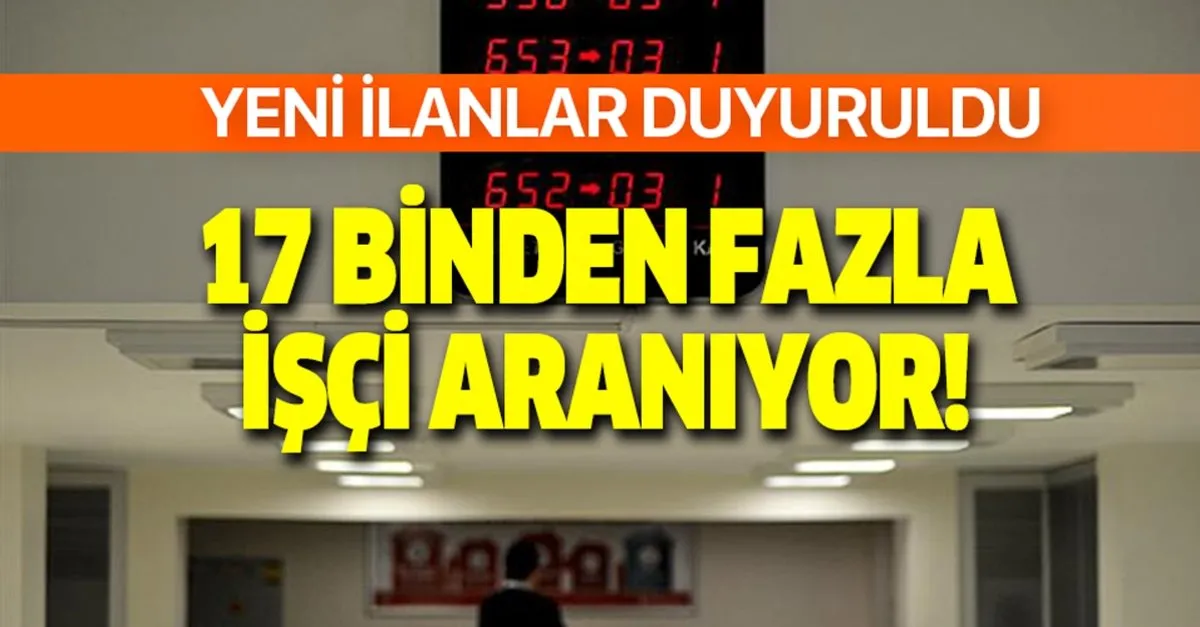 Yaklasik 900 Bin Kisi Aradigi Isi Buldu Acil 12 371 Yeni Isci Araniyor Ocak 2021 Iskur Personel Ilan Ve Kadrolari Takvim