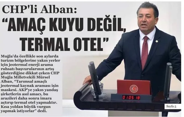 CHP’li Muğla Milletvekili Mürsel Alban'ı rezil eden belge-1