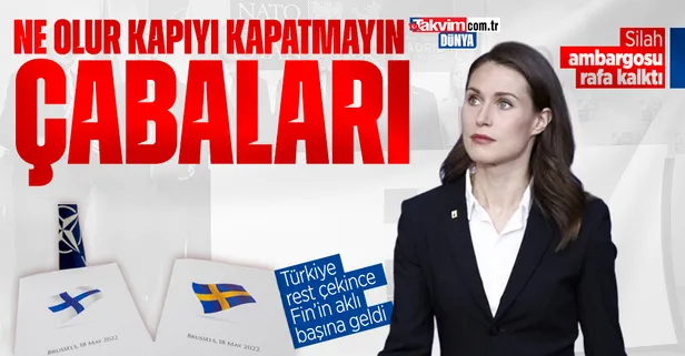 İsveç tek kaldı! Finlandiya'dan üyelik için kritik adım: Türkiye'ye yönelik silah ambargosunu kaldırdılar