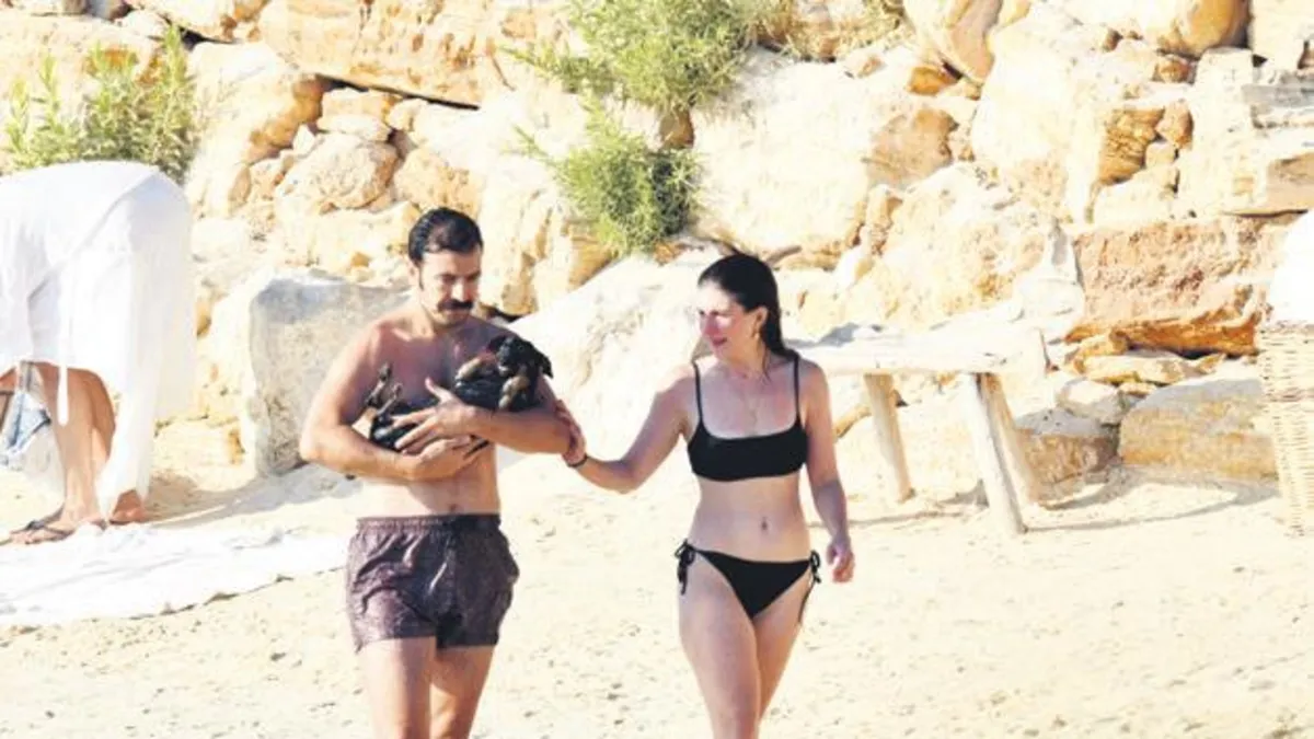 Naz Çağla Irmak ve sevgilisi Özgür Cem Tuğluk Çeşme'de