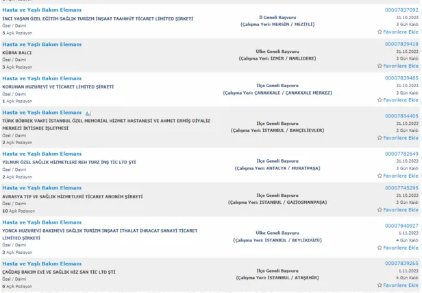 Hastane personeli kadroları ve başvuru şartları açıklandı! 30-31 Ekim huzurevlerine KPSS şartsız işçi ve personel alımı başvurusu başladı-7