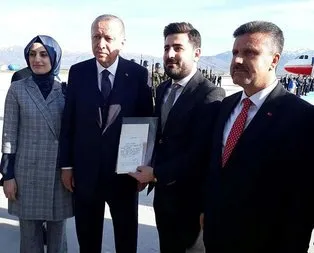 Başkan Erdoğan mektup arkadaşı ile görüştü