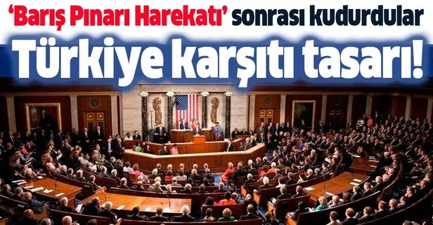 Barış Pınarı Harekatı sonrası kudurdular! ABD Senatosunda Türkiye karşıtı tasarı