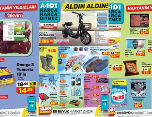 A101 hafta sonu aktüel kataloğu yayında! Start verildi indirime girdi 15 TL altına düştü! Yağ, salça, yumurta, kıyma, tuvalet kağıdı, elektronik ürünler...