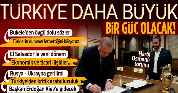 Son dakika:Başkan Erdoğan ve El Salvador Cumhurbaşkanı Nayib Bukele'den önemli açıklamalar
