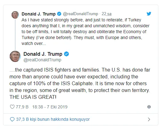 Trump’ın hesabı tutmadı! ABD medyası şaşkın! Türkiye’yi ekonomiyle tehdit etmişti ama…-1