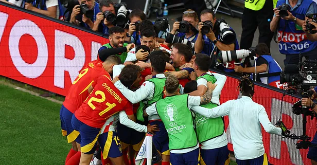 EURO 2024'te ilk yarı finalist İspanyollar! İspanya Almanya'yı 2-1 yenerek son 4 takım arasına kaldı! İşte atılan goller...