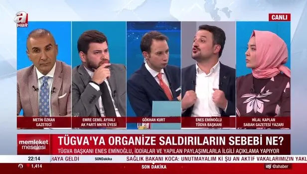 TÜGVA Başkanı Enes Eminoğlu'ndan A Haber ekranlarında önemli açıklamalar: Karşımızda leş ordusu var
