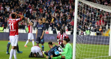 Sivasspor - Trabzonspor maçından kareler...