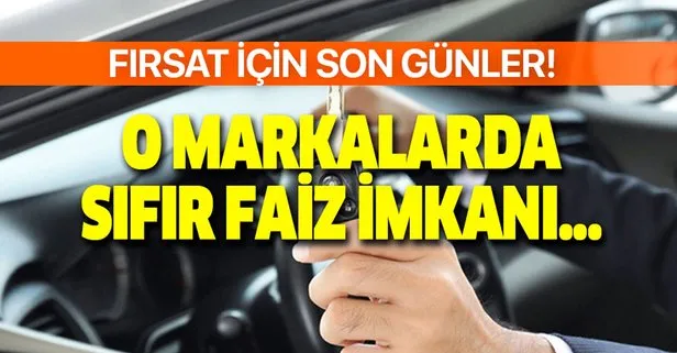 Bu fırsatlar kaçmaz neredeyse bitiyor! Faizleri sıfıra düşürüldü! Honda, BMW, Audi, Ford, Skoda, Opel...