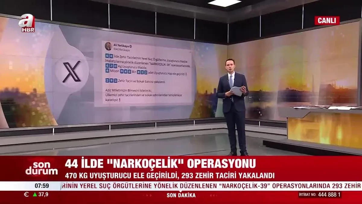 44 ilde Narkoçelik-39 operasyonu