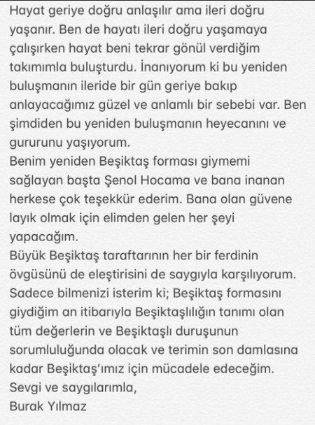 Beşiktaş'a transfer olan Burak Yılmaz'dan ilk açıklama-1