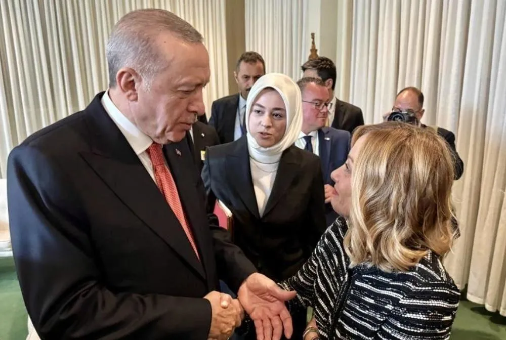 Başkan Erdoğan, Meloni ile görüştü