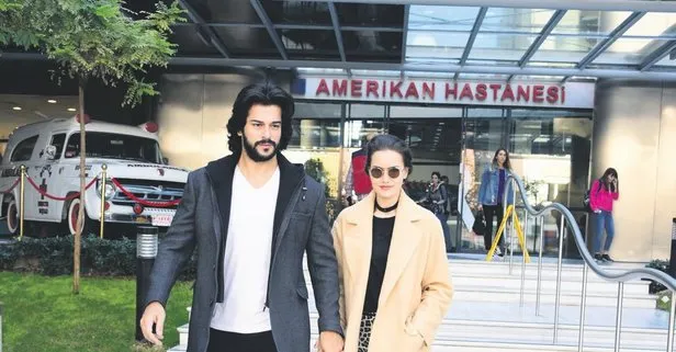 Oğlu Karan’ı kucağına alan Burak Özçivit Fahriye Evcen’in kaldığı katı kapattırarak mini bir servet harcadı