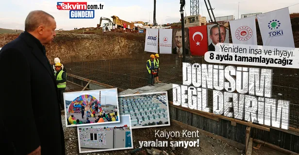 Kentsel dönüşüm değil kentsel devrim! Depremzedelere konut müjdesi: 8 ayda tamamlayacağız