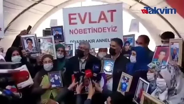 Kemal Kılıçdaroğlu'nun kardeşi Celal Kılıçdaroğlu, evlat nöbetindeki aileleri ziyaret etti: Ben de ağabeyimi HDP'den istiyorum
