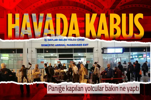 İstanbul-Antalya seferinde korku dolu anlar! İner inmez yakınlarına koştular-1