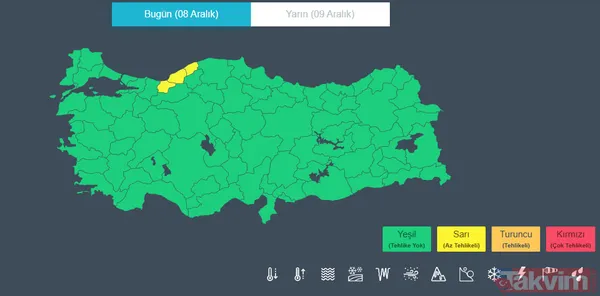 Soğuk dalga güçleniyor! Sarı kodlu kar ve fırtına alarmı verildi! İstanbul buz kesecek - 2