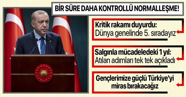 Son dakika: Başkan Erdoğan kabine sonrası açıkladı: Mevcut uygulama bir süre daha devam edecek