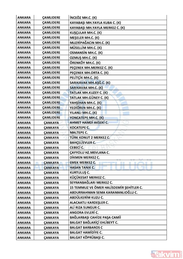 İstanbul, Ankara ve İzmir'de hangi camilerde cuma namazı kılınacak? İşte cuma namazı kılınacak camiler | Liste belli oldu - 9