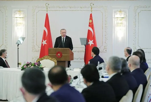 Son dakika: Başkan Erdoğan'dan MÜSİAD heyetini kabulde önemli açıklamalar: "Türkiye'nin yükselişini kimse engelleyemeyecek"-4