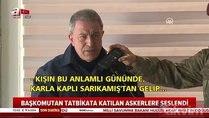 TSK’dan nefes kesen tatbikat! Başkan Erdoğan askerlere telefondan seslendi