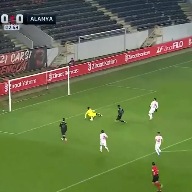 GOL: Çorum FK 0 - 1 Alanyaspor | Uchenna Ogundu