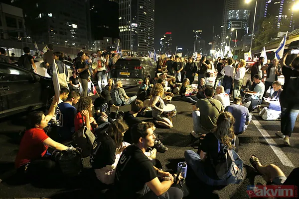 İsrail sokakları karıştı | Tel Aviv sokaklara döküldü! Katil Netanyahu'ya tepki yağdı: İstifa et - 9