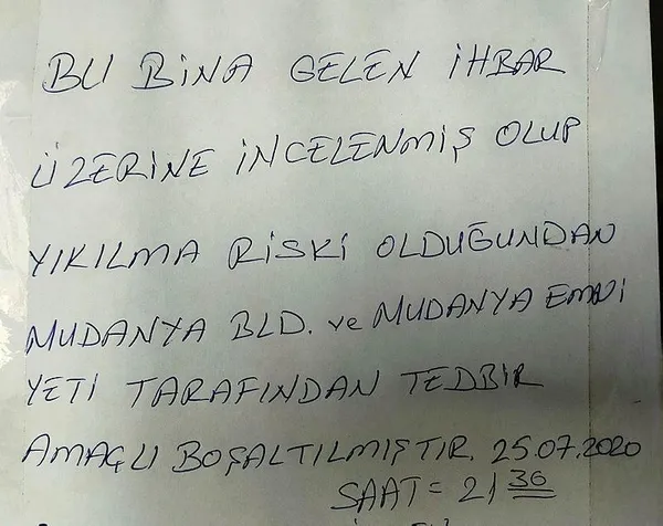 Bursa'da facianın eşiğinden dönüldü! Kolonları patlayan 9 katlı bina tahliye edildi-4