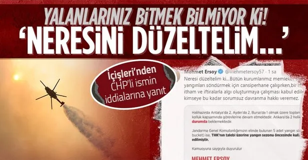 İçişleri Bakan Yardımcısı Mehmet Ersoy’dan CHP’li vekil Murat Bakan’ın iddialarına yalanlama