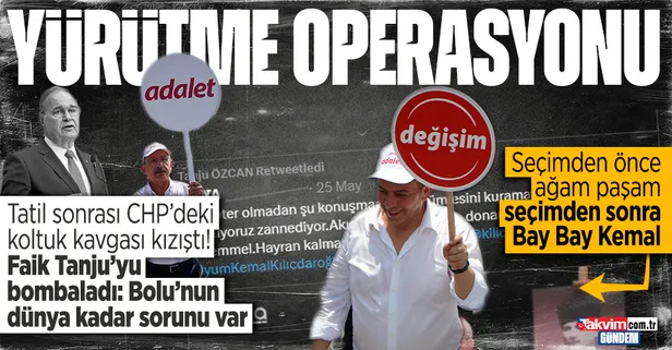 CHP'li Tanju Özcan'ın Ankara'ya 'Değişim ve Adalet' yürüyüşü başladı! Seçimden önce övgüler yağdırıp oy istediği Kılıçdaroğlu'nu bombaladı