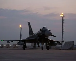 Açıklama MSB'den geldi: İngiliz Eurofighter Typhoon ve Türk F-16 uçakları birlikte...