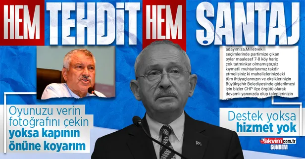 CHP son çare tehdit ve şantaja sarıldı: Adana Büyükşehir Belediyesi Başkanı Zeydan Karalar'dan işçilere oy baskısı