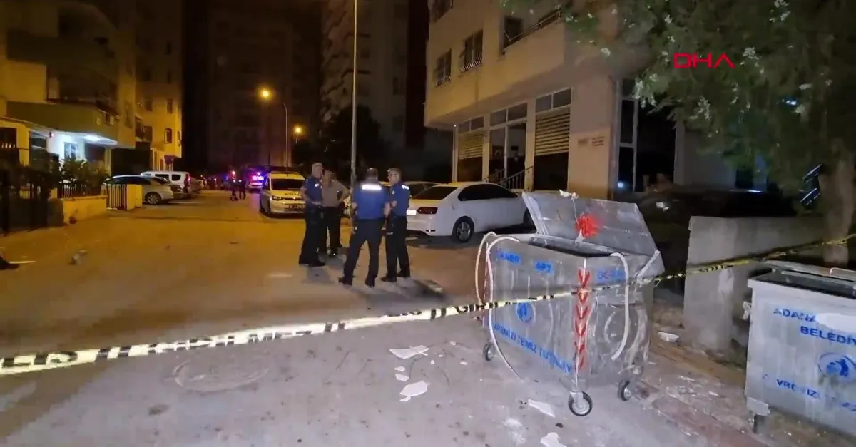 Adana'da silahlı kavgada iki kişi yaralandı