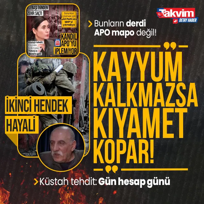 PKKlı Duran Kalkandan Kayyum kalkmazsa kıyamet kopar tehdidi! İkinci Hendek hayali: Daha fazla dağa çıkmak lazım gün hesap günü