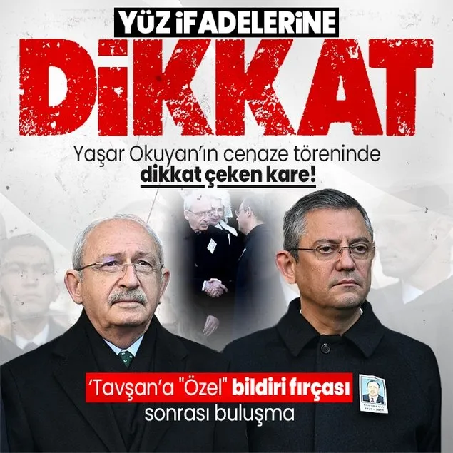 Kılıçdaroğlu ve Özel’in yüz ifadelerine dikkat!
