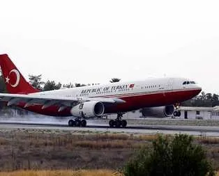 Erdoğan’ın uçağından Houston molası