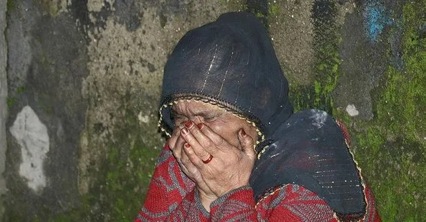 Adana’da evi yanan kadın gözyaşlarına boğuldu