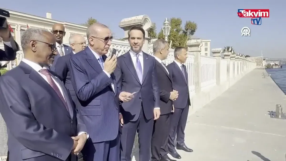 Başkan Erdoğan Oruç Reis'ini uğurladı